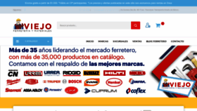 What Ferreviejo.com.mx website looked like in 2023 (This year)