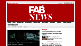 What Fabnews.live website looked like in 2023 (This year)