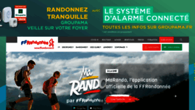 What Ffrandonnee.fr website looked like in 2023 (This year)