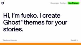 What Fueko.net website looked like in 2023 (This year)