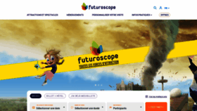 What Futuroscope.com website looked like in 2023 (This year)