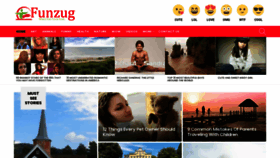 What Funzug.com website looked like in 2023 (This year)