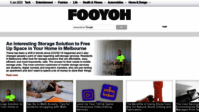 What Fooyoh.com website looked like in 2023 (This year)