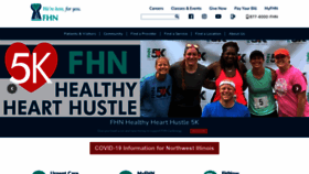 What Fhn.org website looked like in 2023 (This year)