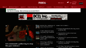 What Fox16.com website looked like in 2023 (This year)