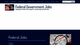 What Federaljobs.net website looked like in 2023 (This year)