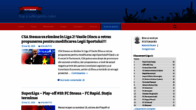 What Fcsteaua.ro website looked like in 2023 (This year)