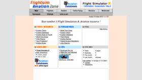 What Flightsimaviation.com website looked like in 2023 (This year)