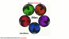 What Freemars.org website looked like in 2023 (This year)