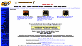 What Flyaow.com website looked like in 2023 (This year)