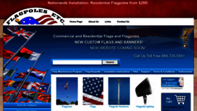 What Flagpolesetc.com website looked like in 2023 (This year)