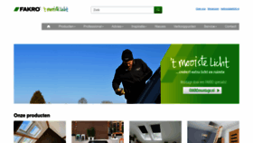 What Fakro.nl website looked like in 2023 (2 years ago)