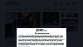 What Footballshirtculture.com website looked like in 2023 (This year)