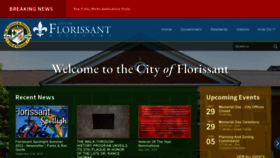 What Florissantmo.com website looked like in 2023 (This year)