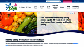 What Foodafactoflife.org.uk website looked like in 2023 (This year)