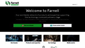What Farnell.com website looked like in 2023 (This year)