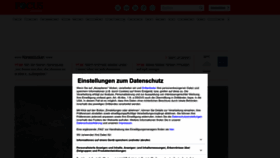 What Focus.de website looked like in 2023 (This year)