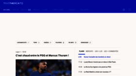 What Footmercato.net website looked like in 2023 (This year)