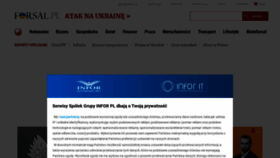 What Forsal.pl website looked like in 2023 (This year)