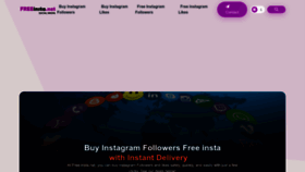 What Freeinsta.net website looked like in 2023 (This year)