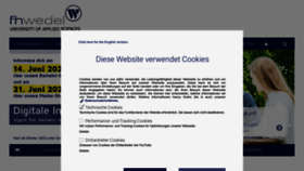 What Fh-wedel.de website looked like in 2023 (This year)