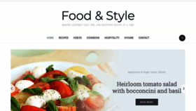 What Foodandstyle.com website looked like in 2023 (This year)