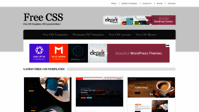 What Free-css.com website looked like in 2023 (This year)