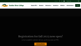 What Frc.edu website looked like in 2023 (This year)