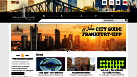 What Frankfurt-tipp.de website looked like in 2023 (This year)