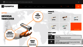 What Flexoptix.net website looked like in 2023 (3 years ago)