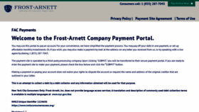 What Facpayments.com website looked like in 2023 (This year)