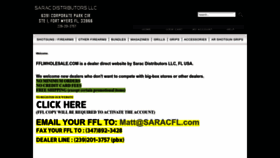 What Fflwholesale.com website looked like in 2023 (This year)