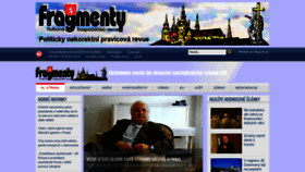 What Fragmenty.cz website looked like in 2023 (2 years ago)