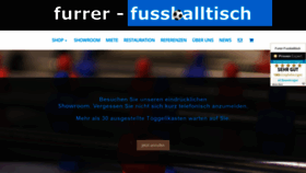 What Furrer-fussballtisch.ch website looked like in 2023 (This year)