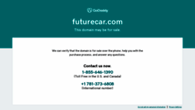 What Futurecar.com website looked like in 2023 (This year)