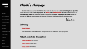 What Flutepage.de website looked like in 2023 (This year)