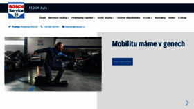 What Fedorauto.cz website looked like in 2023 (This year)