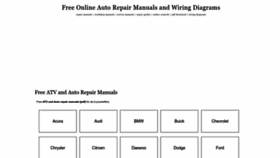 What Free-auto-repair-manuals.com website looked like in 2023 (This year)