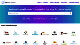 What Freelogovector.com website looked like in 2023 (This year)