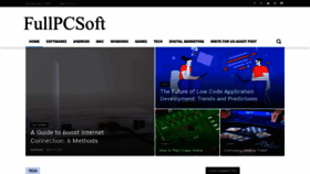 What Fullpcsoftware.com website looked like in 2023 (This year)
