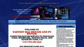 What Fastestmacpcrepair.com website looked like in 2023 (2 years ago)