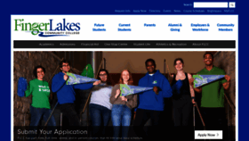 What Fingerlakes.edu website looked like in 2023 (This year)