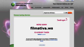 What Filmativa.ws website looked like in 2023 (This year)