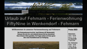 What Fehmarn-urlaub.de website looked like in 2023 (This year)