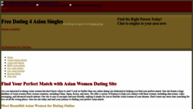 What Freedating4asians.com website looked like in 2023 (This year)
