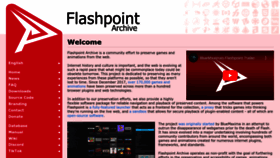 What Flashpointarchive.org website looked like in 2023 (This year)