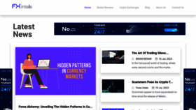 What Forexintels.com website looked like in 2023 (This year)