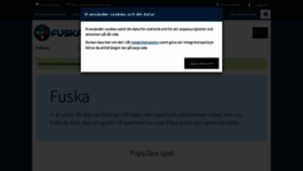 What Fuska.se website looked like in 2023 (This year)