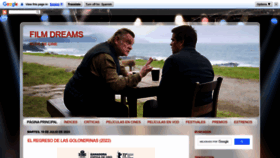 What Filmdreams.net website looked like in 2023 (This year)