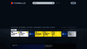 What Fussballzz.de website looked like in 2023 (This year)